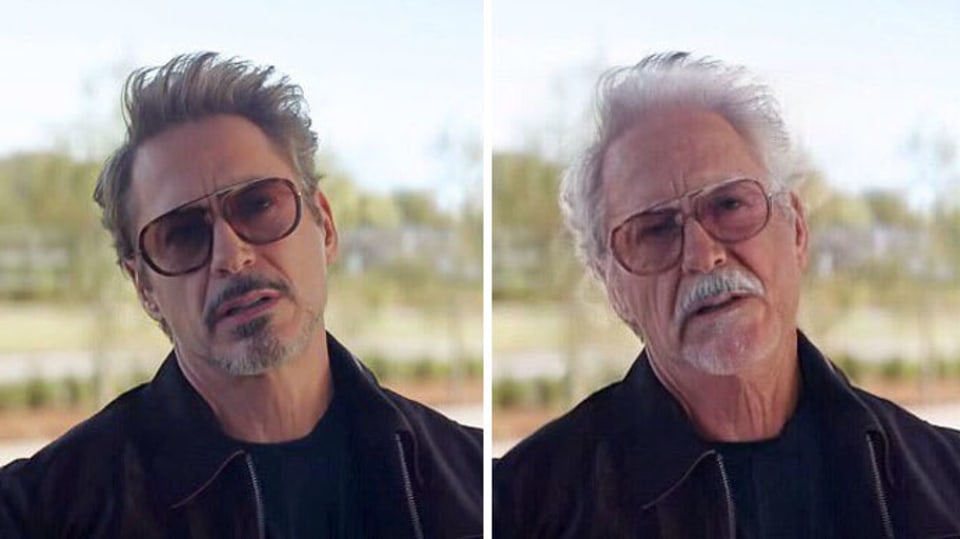 Robert Downey Jr. po projetí aplikací FaceApp
